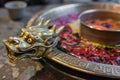 Chengdu Sichuan Hot Pot close up Royalty Free Stock Photo