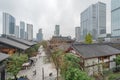 Chengdu Taikooli commercial street in China Royalty Free Stock Photo