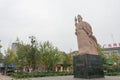 Statue of Zhang Qian, Chenggu, Hanzhong, Shanxi, China. Zhang Qian(?-114 BCE) was a famous Explorer and diplomat.