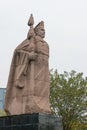 Statue of Zhang Qian, Chenggu, Hanzhong, Shanxi, China. Zhang Qian(?-114 BCE) was a famous Explorer and diplomat.