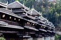 Chengyang Wind and Rain Bridge (Fengyu Bridge) Royalty Free Stock Photo