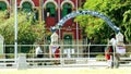 Chennai city college entrance exterior shot. tamilnadu, india.