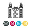 Chennai City Icon - Madras Law College - Stock Icon