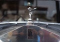 Chennai, India, December 18th 2022: Close up of The Spirit of Ecstasy. Rolls Royce remains a symbol of a luxurious car., Rolls- Royalty Free Stock Photo