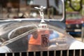 Chennai, India, December 18th 2022: Close up of The Spirit of Ecstasy. Rolls Royce remains a symbol of a luxurious car., Rolls- Royalty Free Stock Photo