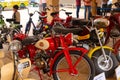 Vintage Bike Exhibition and Show. Classic antique vintage sports and city car bikes