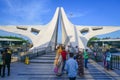 Chennai, India - July 14, 2023: Jayalalithaa\'s burial site and memorial