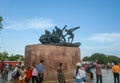 Chennai, India - July 14, 2023: Triumph of Labor statue