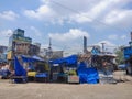 Chennai, india - May-24-2020: indian street market all closed April to till date due to covid 19 corona virus lockdown 4.0 in