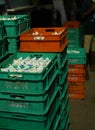 Chennai, India-May 01 2020: Milk Distribution, Morning Milk Delivery