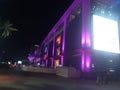 Chennai mall light effect at night