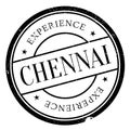 Chennai stamp rubber grunge