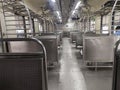 Chennai suburban train inside view, Chennai, India, Oct 31, 2022