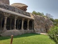 Chennai tamil art work animal stone temole