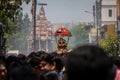 Chennai, Tamil Nadu, India - March 21, 2024: Annual Car festival and procession around the Kapaleeshwarar Temple, Mylapore,