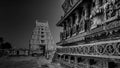 The Chennakeshava Temple, Belur Karnataka in Black and White