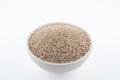 Chenopodium quinoa Seeds in a Bowl. Raw quinoa seeds in a bowl Royalty Free Stock Photo