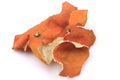 Chenpi,dried tangerine peel,traditional chinese herbal medicine Royalty Free Stock Photo