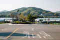 Countryside village in front of Yu Gwan-sun Memorial Hall in Cheonan, Korea Royalty Free Stock Photo