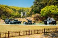 Taejosan memorial park in Cheonan, Korea Royalty Free Stock Photo