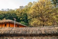 Yu Gwan-sun Historic Site. Yu Gwan-sun`s birthplace. Korean traditional house in Cheonan, Korea Royalty Free Stock Photo