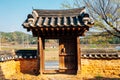 Yu Gwan-sun Historic Site. Yu Gwan-sun`s birthplace. Korean traditional house in Cheonan, Korea Royalty Free Stock Photo