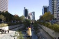 Cheonggyecheon Stream Seoul Korea