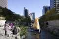 Cheonggyecheon Stream Seoul Korea