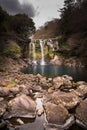 Cheonjeyeon Waterfalls, Jeju Island, South Korea