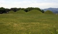 Cheonmachong burial mounds and tombs, Daereungwon park, Gyeongju, South Korea Royalty Free Stock Photo
