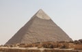 Chephren pyramid view Royalty Free Stock Photo