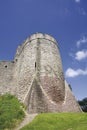 Chepstow castle monmouthside wales Royalty Free Stock Photo