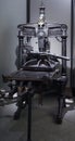 CHEPSTOW - SEP 2019: Printing press at Chepstow Museum