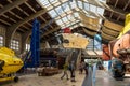 Maritime museum La Cite De La Mer, the hall with famous bathyscaphes