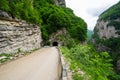 Cherek gorge in the Caucasus mountains in Russia