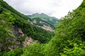 Cherek gorge in the Caucasus mountains in Russia