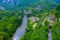 Cherepish monastery situated on a shore of Iskar river in Bulgaria Royalty Free Stock Photo