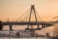 Cherepovets, bridge over the Sheksna River Royalty Free Stock Photo