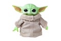 Cherepovets, Russia - March 17, 2021, Baby Yoda, character of the fantastic saga Star Wars