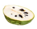 Cherimoya fruit on white Royalty Free Stock Photo