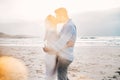 Cherish every moment. a mature couple spending a day at the beach.