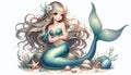 Cherish-Series: Serene Mermaid\'s Underwater Realm