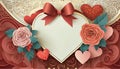 a cherish valentine\'s day card mother retro romance heart romantic vintage holiday happy holidays amore loving valentine
