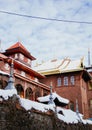 Cherkasy, Ukraine, Europe - February 06, 2021: Buddhist temple White Lotus