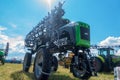 Cherkasy, Ukraine - May 19, 2018: Self-propelled sprayers Metalfor Multiple