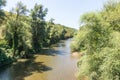 Cherni Osam River in the open spaces of Bulgaria