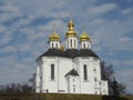 Chernihiv sity in camera to Nik Royalty Free Stock Photo