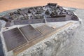 Monument miniature Chernihiv ancient fortress city