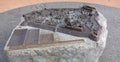 Monument miniature Chernihiv ancient fortress city