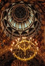 Interior of the ancient Orthodox Holy Trinity Church in Chernivtsi, Ukraine. Buildings of the Residence of Metropolitan Bukovina a Royalty Free Stock Photo